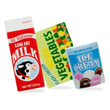 Melissa & Doug Fridge Food Wooden Play Food Set (9 pcs) - Pretend Play Kitchen Accessories, Play Food Sets For Kids Kitchen, Wooden Play Grocery Sets Melissa & Doug