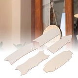 Wood Arrow Hanging Sign, 10 Pcs Blank Wood Plaque with Twines Unfinished Wooden Arrows Wall Decor for DIY Wooden Projects Craft Painting Holiday Ladieshow