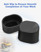 N074647 Table Saw Stand Foot Rubber Pad Replacement Fit for Dewalt DWX723 DWX724 DWX725 Series Miter Saw Stand Black Extended Lifespan Rubber LANDSIN