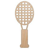 Tennis Racket Doodle Unfinished Wood Shape Piece Cutout for DIY Craft Projects - 1/4 Inch Thick - 6.25 Inch Size Sniggle Sloth