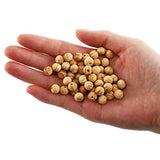 Foraineam 1000pcs Natural Wooden Beads, 8mm Round Polished Loose Beads for DIY Handmade Craft Macrame Bracelet Necklace Jewelry Making Foraineam