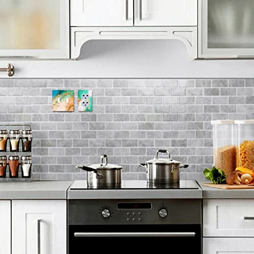 3pcs DIY Silicone Resin Socket Cover Mold Re-usable Switch Socket Cover Epoxy Light Outlet Crafts Making Home Decor YQSDG