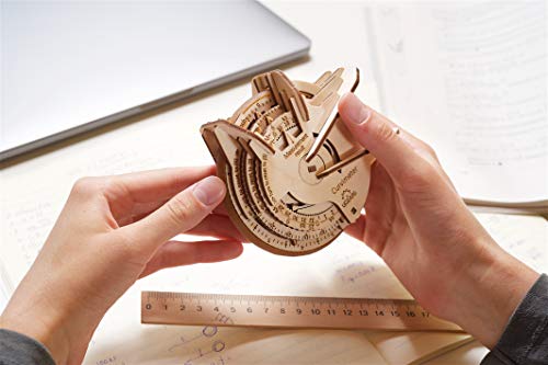 UGEARS STEM Random Generator Model Kit - Creative 3D Wooden Puzzles for Adults, Teens and Children - DIY Mechanical Science Kit for Self Assembly - UGEARS