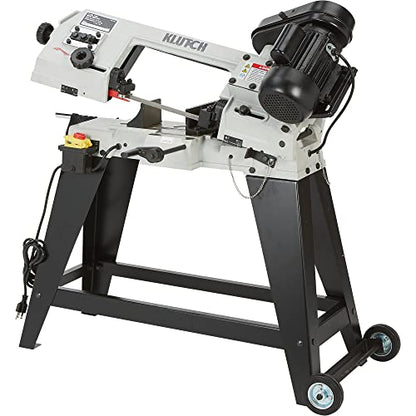 Klutch Horizontal/Vertical Metal Cutting Band Saw - 4 1/2in. x 6in. 3/4 HP, 120V - WoodArtSupply