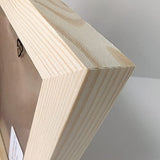 8x8 Photo Frame Solid Wood Frame Square 8x8 Picture Frame. Environmental Protection, no Paint. Protection Panel Plastic Material. Wall or Tabletop N\C