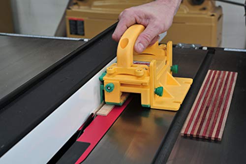 MICROJIG GRR-RIPPER GR-100+GRP-11G 3D Pushblock With A 1/8" Leg Table Saw Accessory For Table Saws, Router Tables, Band Saws, And Jointers, Yellow - WoodArtSupply