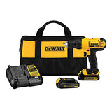 DEWALT 20V Max Cordless Drill / Driver Kit, Compact, 1/2-Inch (DCD771C2), Dewalt Yellow DEWALT