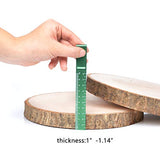 KINGCRAFT 4 Pack Large Natural Wood Slices Round Rustic Slabs Unfinished Wood Sanded 8"-10" for Wedding Centerpiece Table Birthday Party Baby Shower Kingcraft