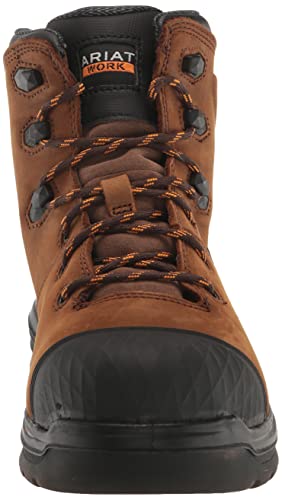 Ariat Mens Turbo Outlaw 6" Waterproof Carbon Toe Work Boot Barley Brown 10.5 ARIAT