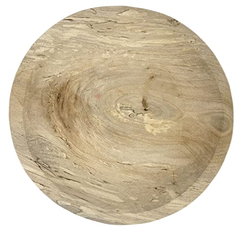 EWEIGEER Wooden Fruit Serving Bowl Hand-Carved Root Dough Bowls Creative Living Room Real Wood Candy Bowl EWEIGEER