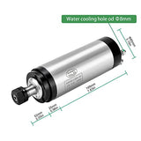 CNC Spindle Motor Kits, 110V 2.2KW 80mm Water Cooled Spindle Motor CNC motor +110V 2.2KW VFD+Clamp Mount +Water Pump+ Water pipe+ER20 Collet set + Zhong Hua Jiang