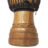 Classic Heartwood Djembe Drum - 9"x 18", Hand-carved, Solid-wood, Goat-skin, from Ghana Africa Heartwood Project