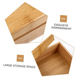 MAGICLULU 3 Pcs Wooden Storage Box Unfinished Wood Crates Jewelery Organzer Jewelry Organizer Clear Wooden Treasure Containers Tarot Jewelery MAGICLULU