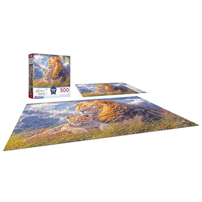 Cra-Z-Art - RoseArt - Abraham Hunter - Like Father Like Son - 500 Piece Jigsaw Puzzle - WoodArtSupply