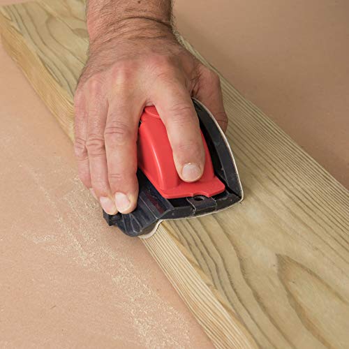 6″ Collapsible Hand Detail Sander Tool - Adjustable Manual Block Sander Sanding Block Sanders for Woodworking Hand Tools Block Plane - Dry and Wet Gator