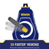 IRWIN Tools STRAIT-LINE COMPACT Chalk Reel, 100 ft. (IWHT48440) IRWIN
