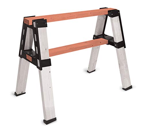 2x4basics 90196MI Custom Pro Brackets Sawhorse, 2 Pack , Black - WoodArtSupply