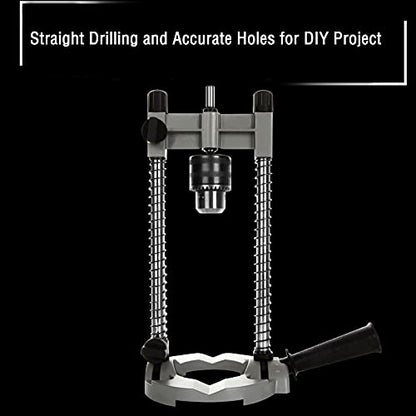 CertBuy Portable Drill Press for Hand Drill, Multi-Angle Drill Guide Attachment For 1/4 Inch and 3/8 Inch Adjustable Angle Drill Holder Guide, - WoodArtSupply