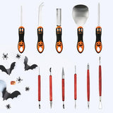 WeKit Pumpkin Carving Kit for Adults & Kids with Professional Detail Sculpting Tools11 PCS WeKit