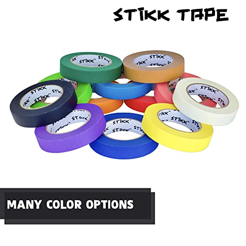 STIKK Painters Tape - 1pk Black Painter Tape - 2 inch x 60 Yards - Paint Tape for Painting, Edges, Trim, Ceilings - Masking Tape for DIY Paint STIKK
