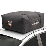 Rightline Gear Range Jr Weatherproof Rooftop Cargo Carrier for Top of Vehicle, Attaches With or Without Roof Rack, 10 Cubic Feet, Black Rightline Gear
