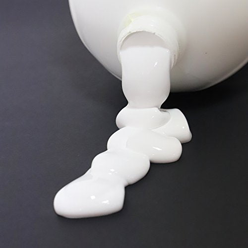 Mont Marte Discovery School Acrylic, Titanium White, 1/2 Gallon (2 Liter). Ideal for Students and Artists. Excellent Coverage and Fast Drying. Pump Mont Marte