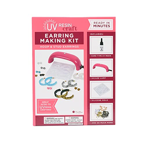 Blue Moon Beads UV Resin Hoop & Stud Earring Jewelry-Making Kit Blue Moon Beads