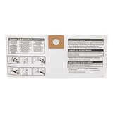 Shop-Vac 90660 Genuine Type LL 4-Gallon All-around EZ Collection Bag Shop-Vac