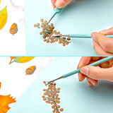 Whaline Weeding Vinyl Tools 4 Pieces Precision Stainless Steel Cricut Weeder Tool with Case Vinyl Craft Paper Craft Tool Kit for Silhouettes Cameos Whaline