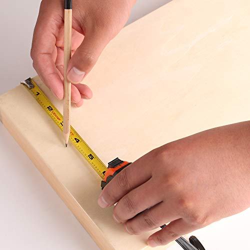 LICHAMP Tape Measure 12 ft, 8 Pack Bulk Easy Read Measuring Tape Retractable with Fractions 1/8, Measurement Tape 12-Foot by 1/2-Inch Lichamp