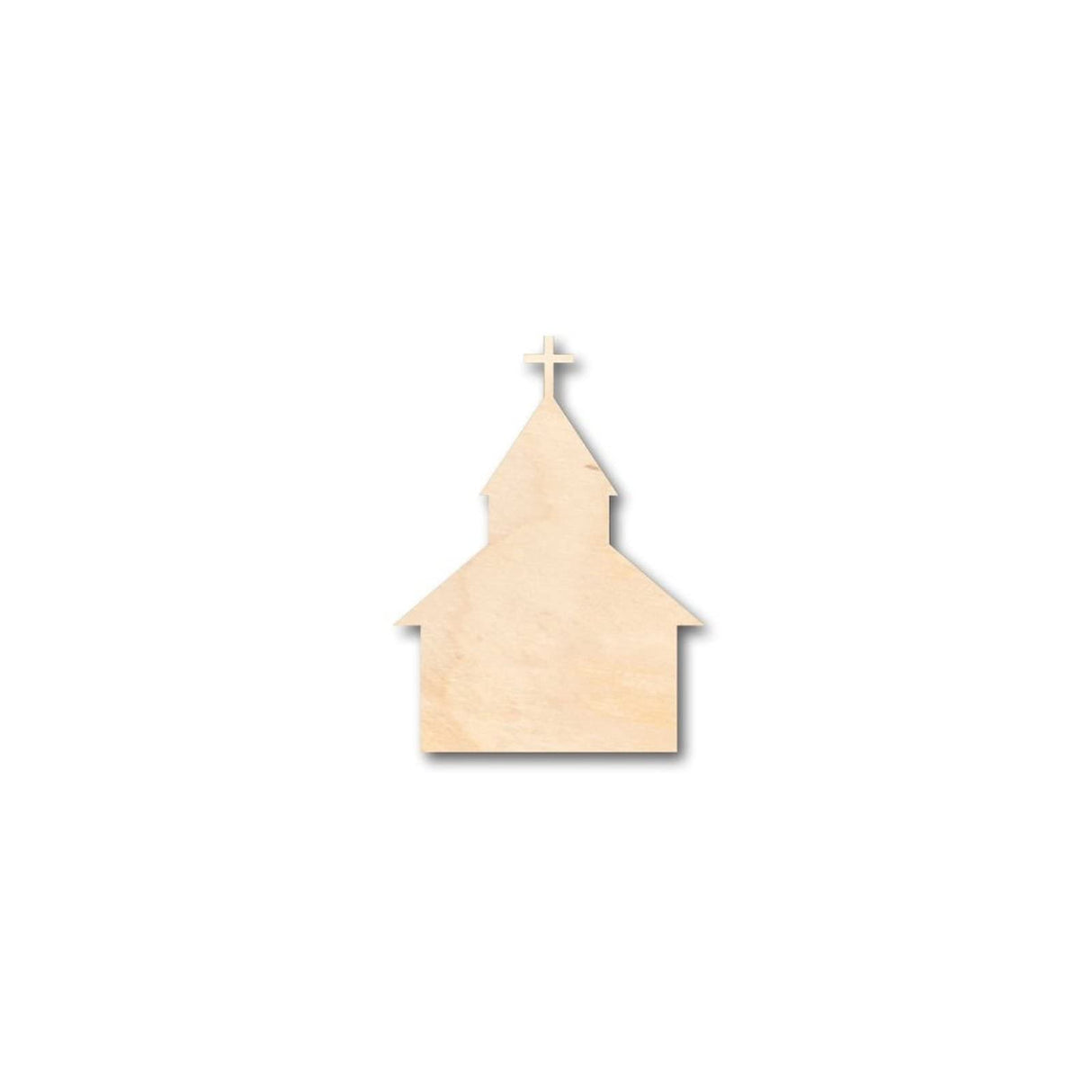 Church Wood Craft Unfinished Wooden Cutout Art DIY Wooden Signs Inspirational Wall Plaque Classic Wall Art Decor for Women Office Bathroom Shelf Arupkeer