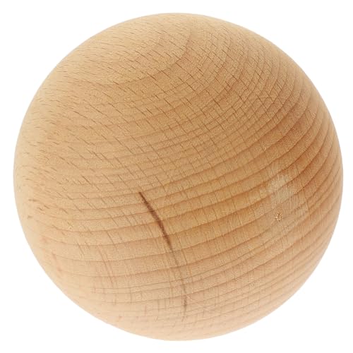 MAGICLULU Handmade DIY Painted Decorative Balls Wood Decor Balls to Paint DIY Wooden Balls Mini Wood Crafts Unfinished Wooden Balls Mini Wood Balls MAGICLULU