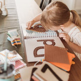 Cupkin Mosaic Sticker Art Kits for Kids and Adults - ABC Mosaics Art Craft Kit for Boys and Girls - 52 Page Sticker by Number Mosaic Kit with 3,000+ CUPKIN