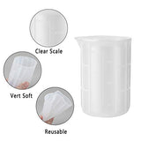 Gartful 300ml Large Silicone Measuring Cups, 10 oz Epoxy Resin Mixing Cups, Jewelry Casting Molds, Acrylic Paint Pouring, Cup Making, Nonstick Gartful