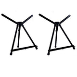 Mont Marte Signature Tabletop Easel 2 Pack with Wings, Holds Canvases up to 20in (50cm) in Height, Angle Adjustment, Includes Carry Bag MONT MARTE