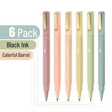 Mr. Pen- Aesthetic Pens, 6 Pack, Black Ink, Fast Dry, No Smear Bible Pens No Bleed Through, Fine Point Pen, Ballpoint Pens Ballpoint, Fine Tip Pens Mr. Pen
