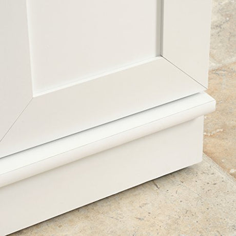 Sauder HomePlus Storage Pantry cabinets, L: 23.31" x W: 17.01" x H: 70.91", Soft White finish Sauder