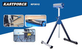 KASTFORCE Heavy-Duty Roller Stand 300 Lbs 136kg Loading Capacity (3 in 1 Roller), Adjustable Miter Saw Extension, Folds Flat for Easy Storage, 2 Inch KASTFORCE