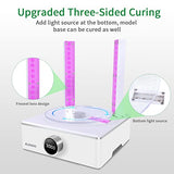 ELEGOO Mercury XS Bundle Wash Cure Station with Handheld UV Light, Washing Machine UV Resin Curing Machine for LCD/DLP/SLA Saturn S Mars 2/3 Pro ELEGOO