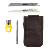 General Tools 14 piece 4-In-1 Multi-Purpose Screwdriver/Saw Set #86014, Compact and Portable For Camping, Car, Home - WoodArtSupply