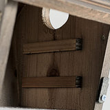 Bird House Black Birdhouse Bird Houses for Outside with Pole Wooden Bird House for Finch Bluebird House Cardinals Hanging Birdhouse Clearance Garden NATUREYLWL