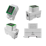 HiLetgo AC Digital Multimeter 50-300V 100A PZEM-008 LCD Display Digital Current Voltage Active Power Energy Multimeter Ammeter Voltmeter AC Din Rail HiLetgo