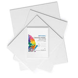 GOTIDEAL Canvas Boards for Painting Multi Pack, Primed 5x7", 8x10", 9x12", 11x14" Set of 28, White Blank Canvas Panel- 100% Cotton Artist Canvases GOTIDEAL