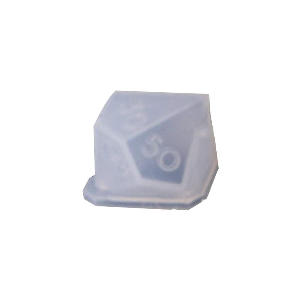Epoxy Mold Dice Fillet Shape Resin Molds Digital Game Crafts Epoxy Resin Casting Molds for DIY Crafts Keychains Jewelry Making NUEAYMS