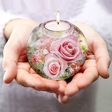 Actvty Tealight Candle Holder Resin Molds, 2 Pcs Sphere Tea Light Holder Molds, Crystals Ball/Orbs Epoxy Resin Molds for DIY Dining Coffee Table Actvty