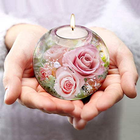 Actvty Tealight Candle Holder Resin Molds, 2 Pcs Sphere Tea Light Holder Molds, Crystals Ball/Orbs Epoxy Resin Molds for DIY Dining Coffee Table Actvty