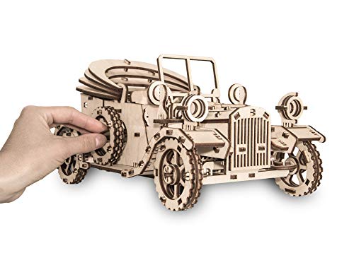 Eco Wood Art 3D Puzzle, Retro Car (AV0523408) - WoodArtSupply