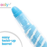 Ooly, Oil Pastel Twisty Stix, No Mess Twist Up Barrel - Set of 12 Ooly