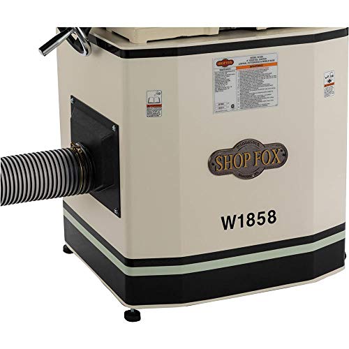 Shop Fox W1858 8" x 72" Dovetail Jointer with Helical Cutterhead & Mobile Base Shop Fox