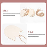 20Pcs Unfinished Wooden Cutouts Tulip Flower Wooden Slices DIY Wooden Embellishment Blank Wood Pieces for DIY Arts Crafts Wedding Decorations VOSAREA